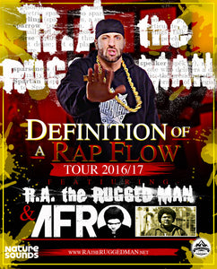 R.A. The Rugged Man + A-F-R-O Announce "Definition Of A Rap Flow" Tour