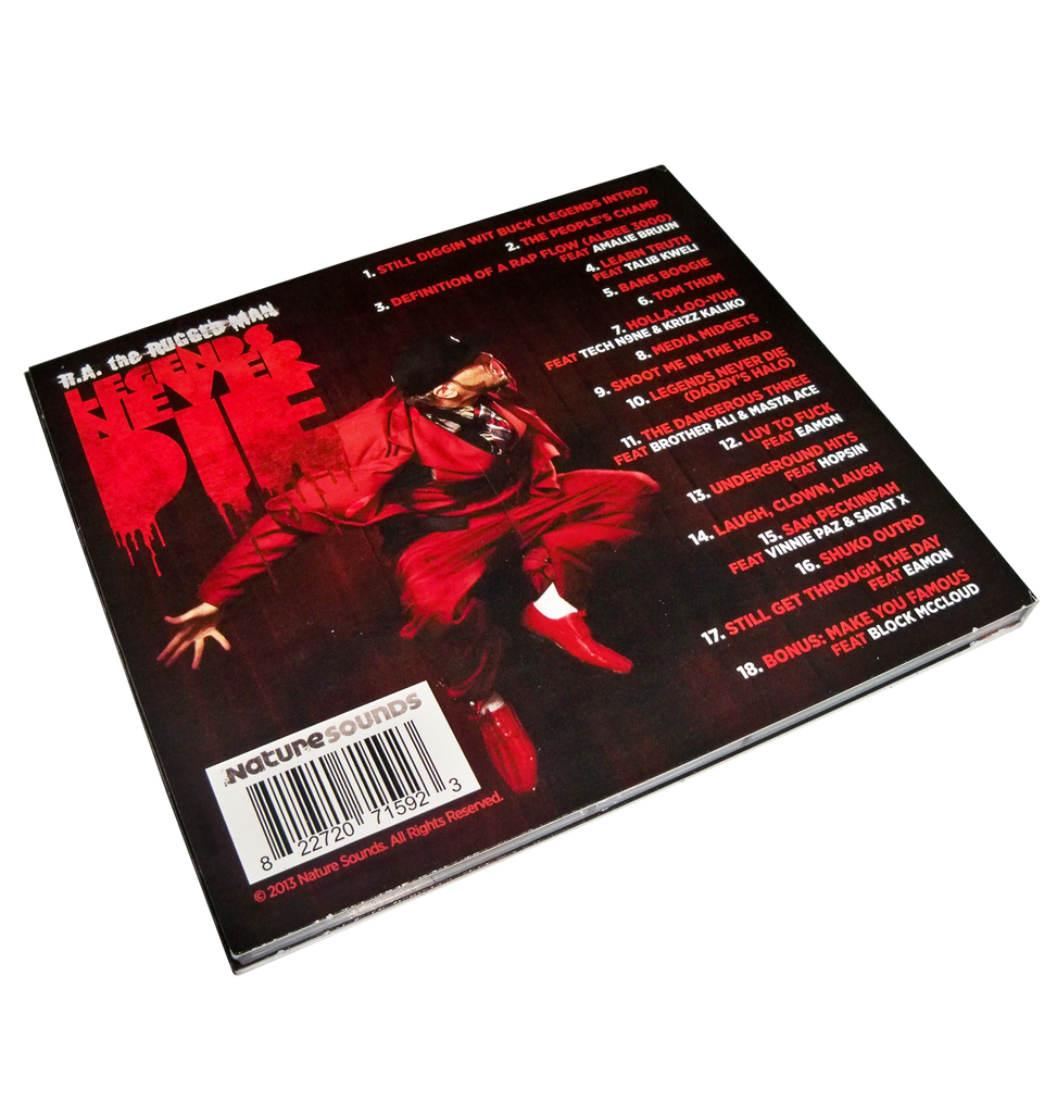 Legends Never Die (CD) – R.A. The Rugged Man Legends Never Die (CD) – R.A. The Rugged Man